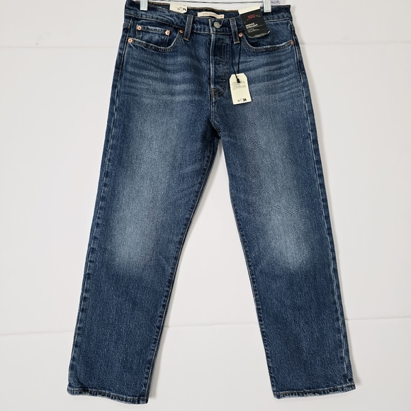 Levi's Denim - NWT Levi's Premium Wedgie Straight Jean Size 29 Blue Medium Wash